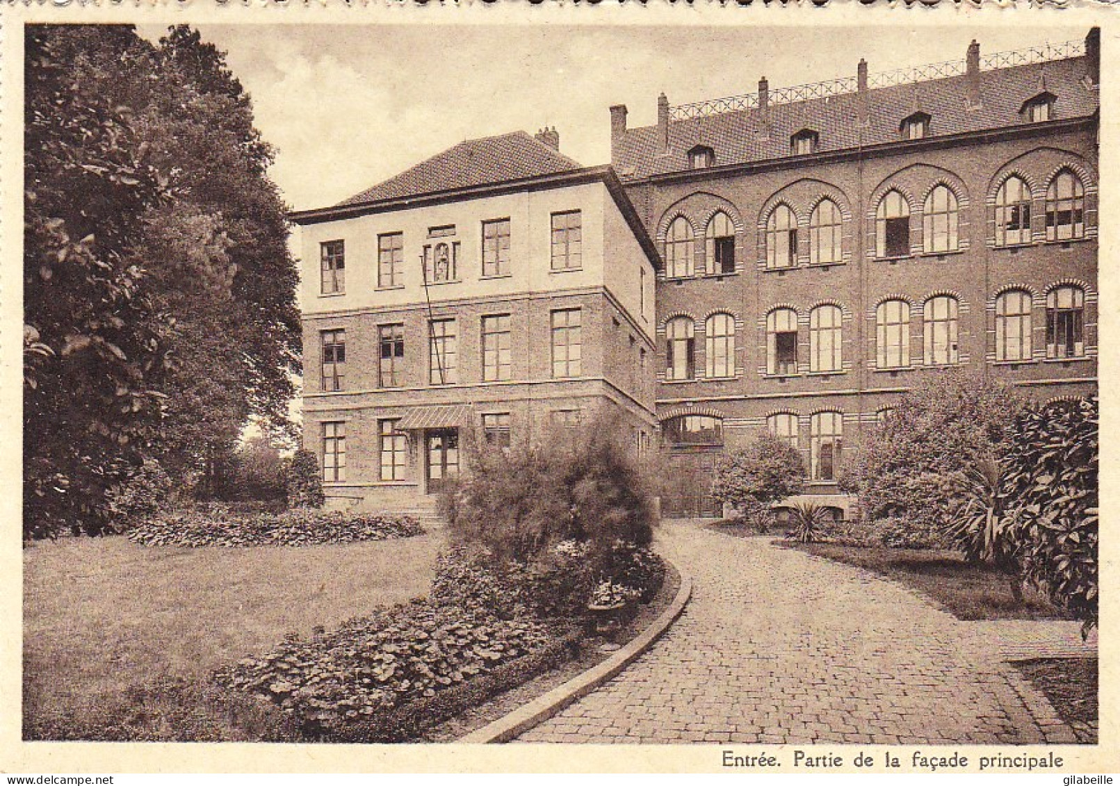 Bruxelles - JETTE-ST-PIERRE - Institut St-Augustin -  Entrée - Partie De La Facade Principale - Jette