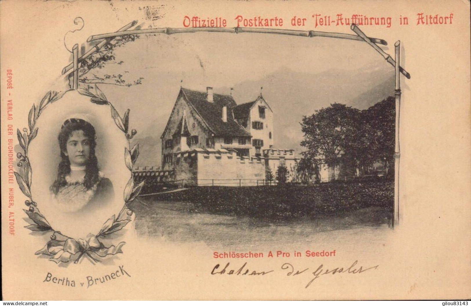 Suisse, Altdorf, Offizielle Postkarte Der Tell-auffuhrung - Altdorf