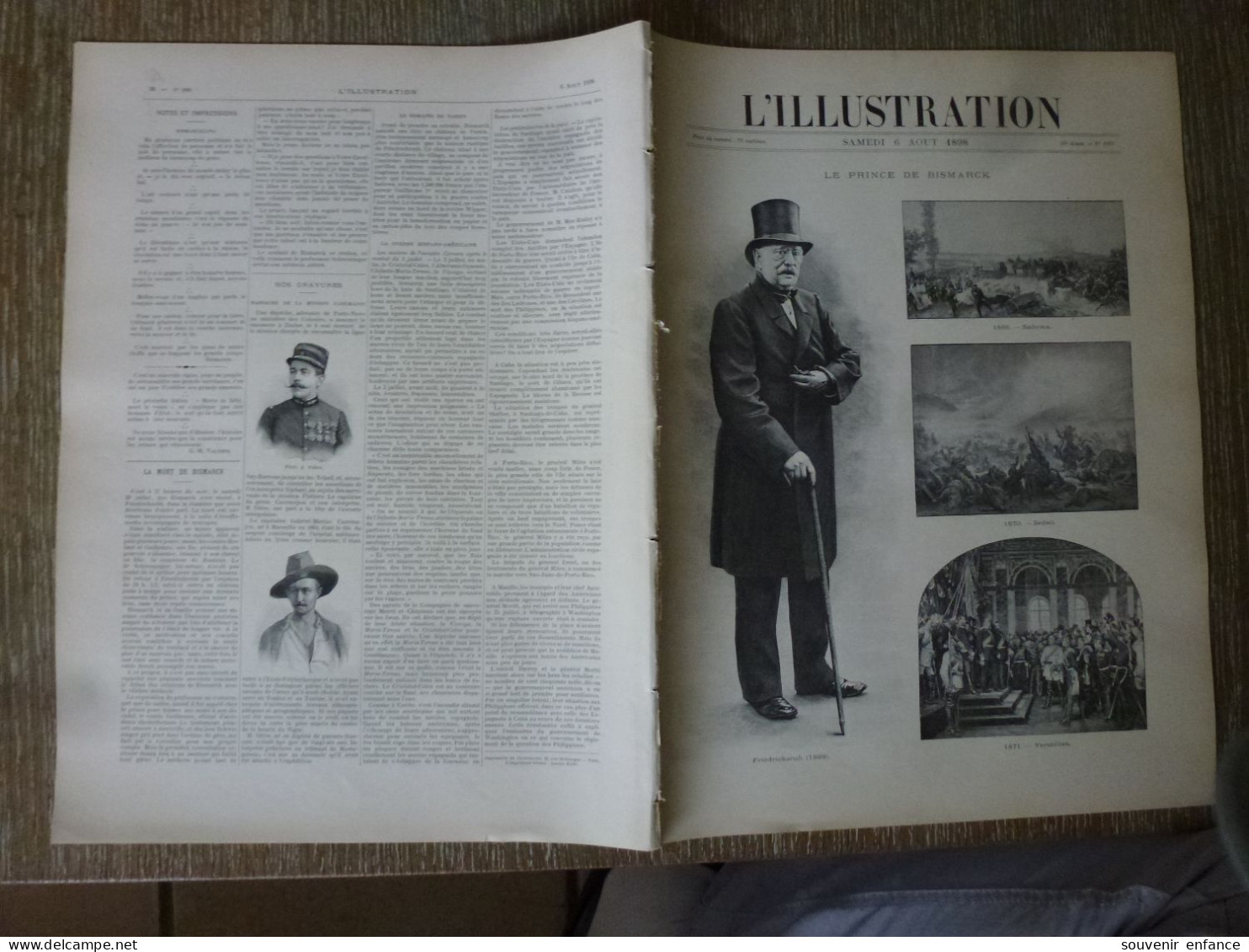 L'Illustration Aout 1898 Prince De Bismarck Friedrichsruh Château De Varzin Infanta Maria Teresa - 1850 - 1899