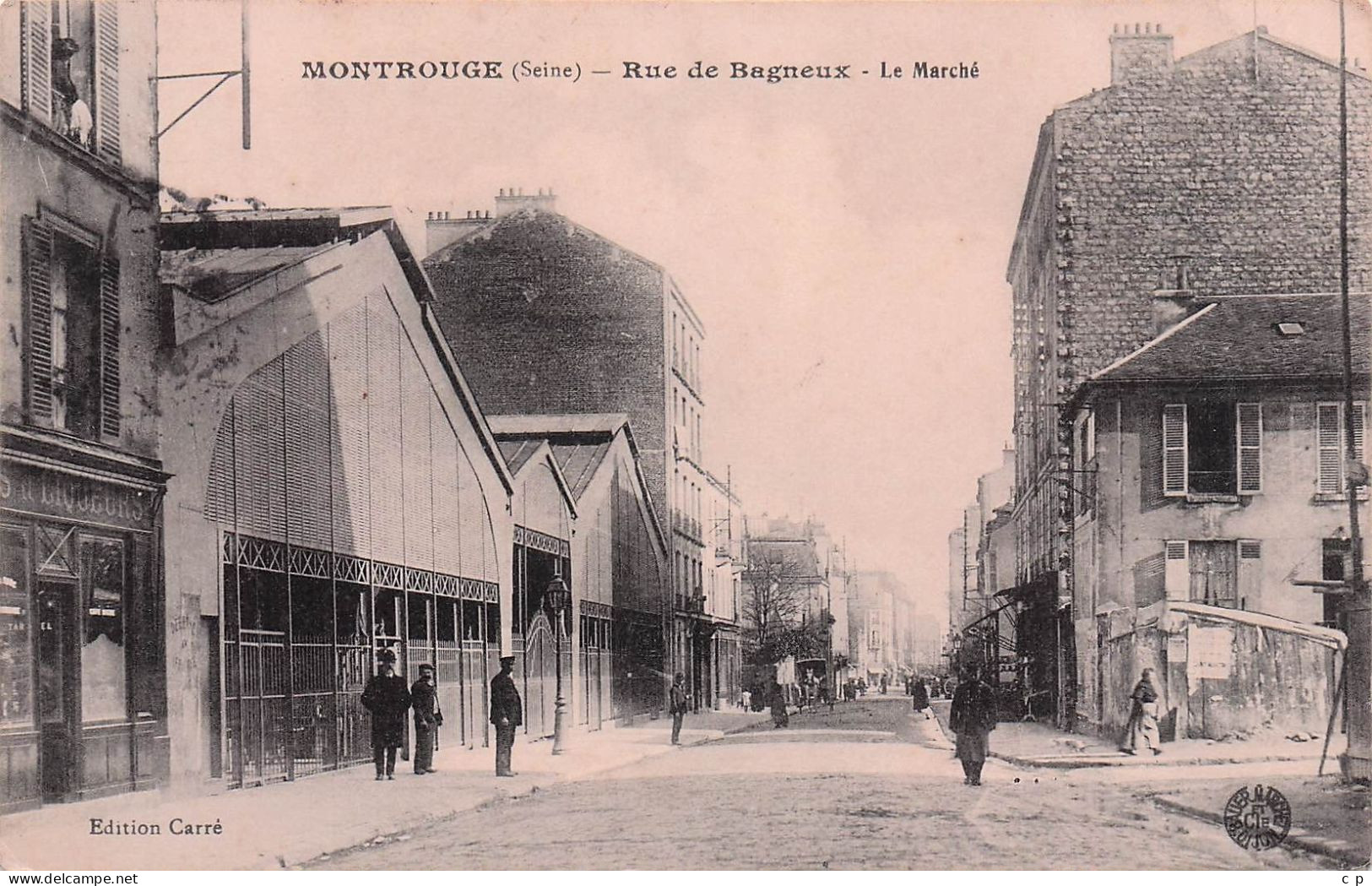 Montrouge -  Rue De Bagneux   -  Le Marché -  CPA °J - Montrouge