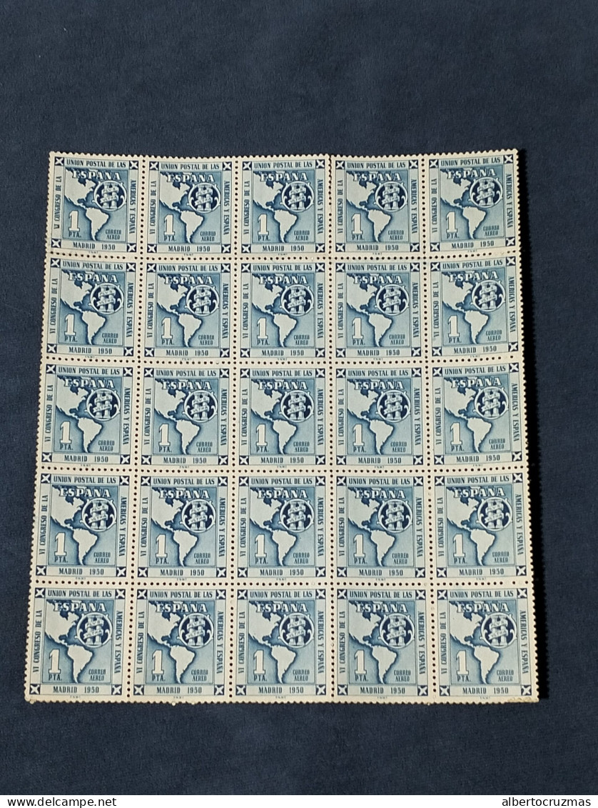 España Lote 25  Sellos Union Postal Edifil 1091 Año 1951 Sellos Nuevos * MH/MNH *** - Unused Stamps