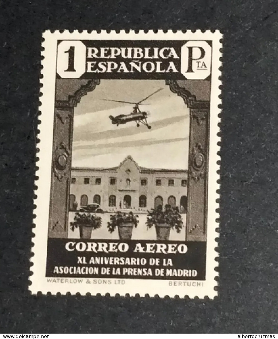 ESPAÑA SELLOS ASOCIACIÓN DE PRENSA EDIFIL 722 AÑO 1936 SELLOS NUEVO *** - Unused Stamps