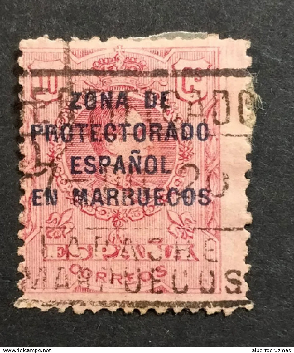 ESPAÑA SELLOS MARRUECOS EDIFIL 60 MUY ESCASO Sellos Usados - Spaans-Marokko