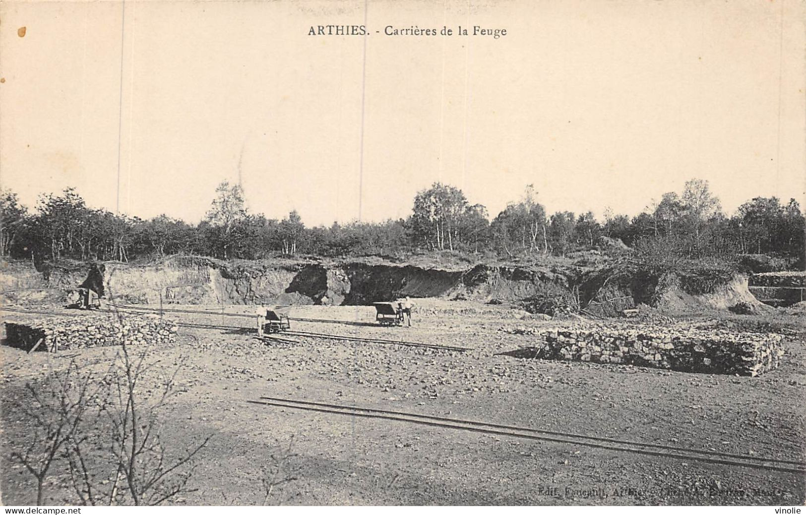 24-5822 : ARTHIES. CARRIERES DE LA FEUGE - Arthies