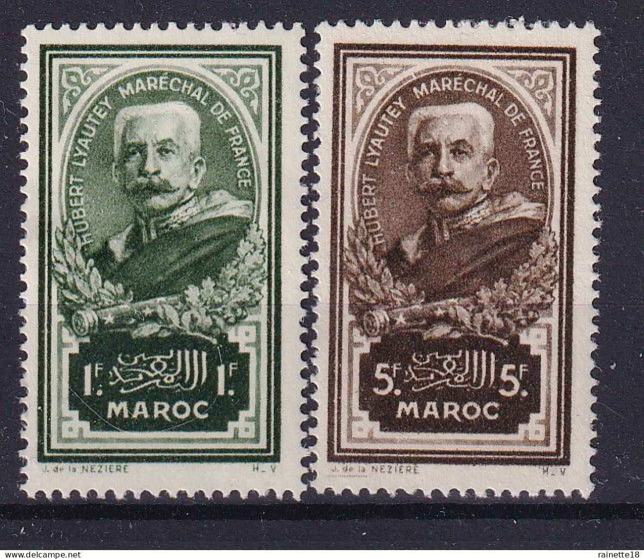 Maroc      151/152 * - Unused Stamps