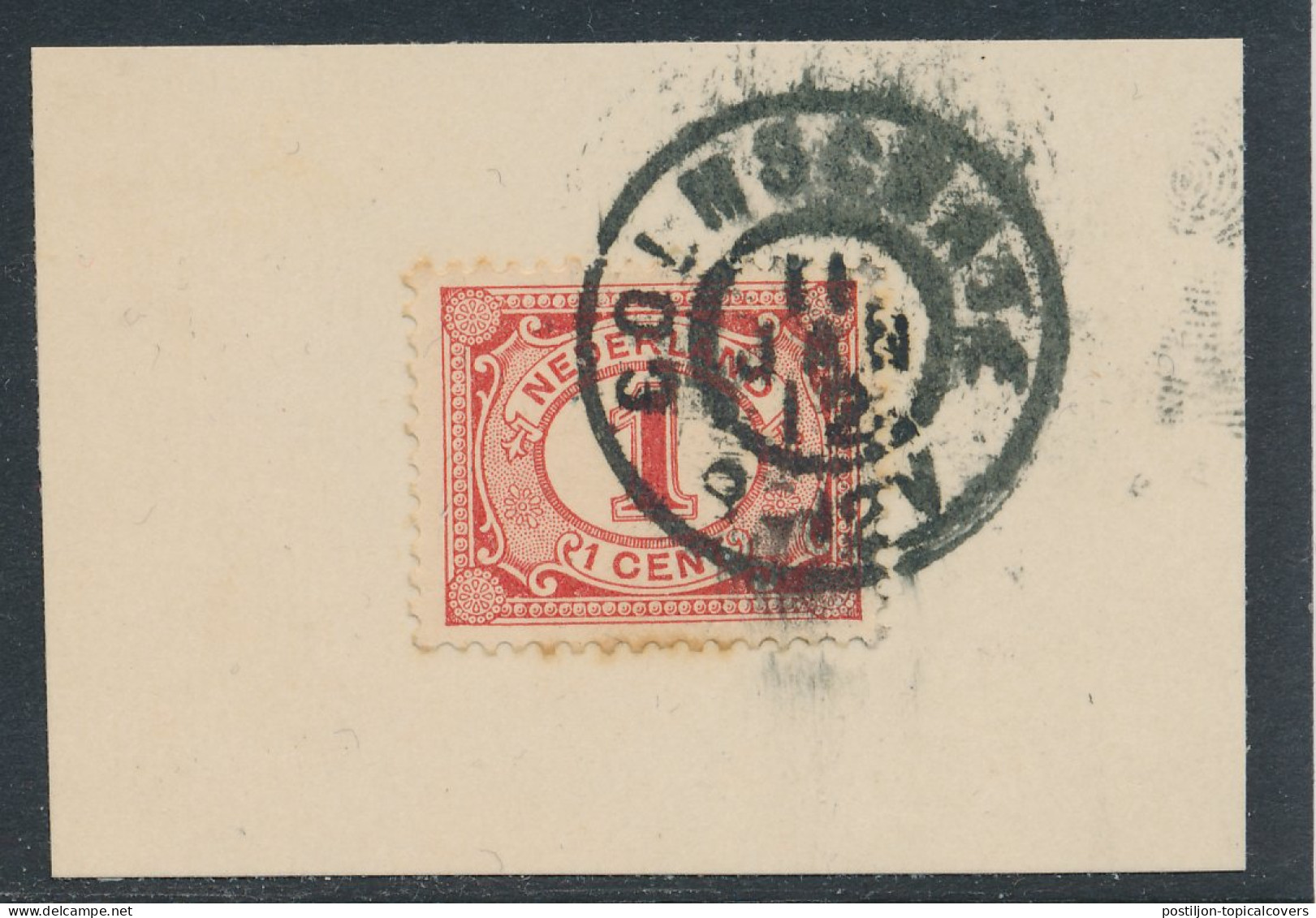 Grootrondstempel Colmschate 1912 - Marcofilia