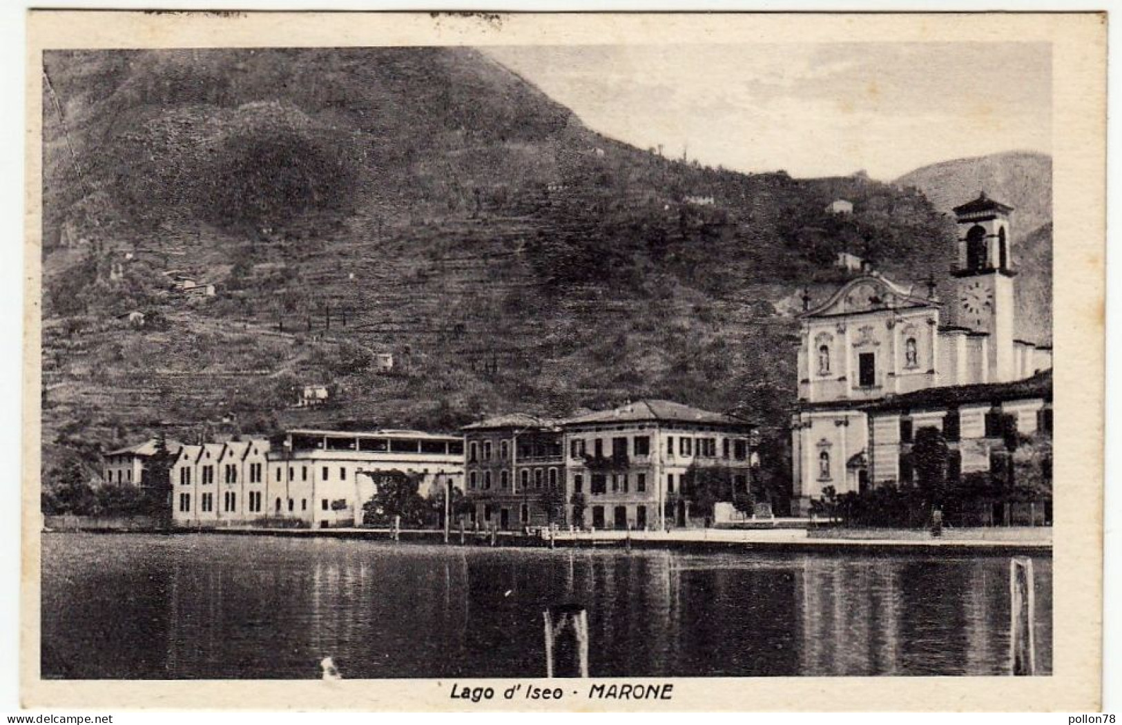 LAGO D'ISEO - MARONE - BRESCIA - 1949 - Vedi Retro - Formato Piccolo - Brescia