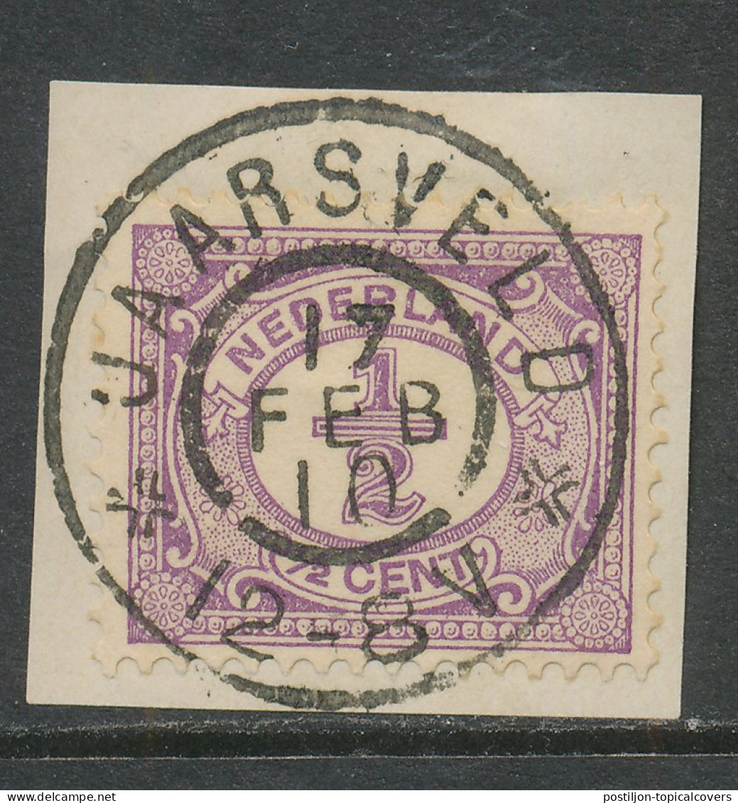 Grootrondstempel Jaarsveld 1910 - Poststempels/ Marcofilie