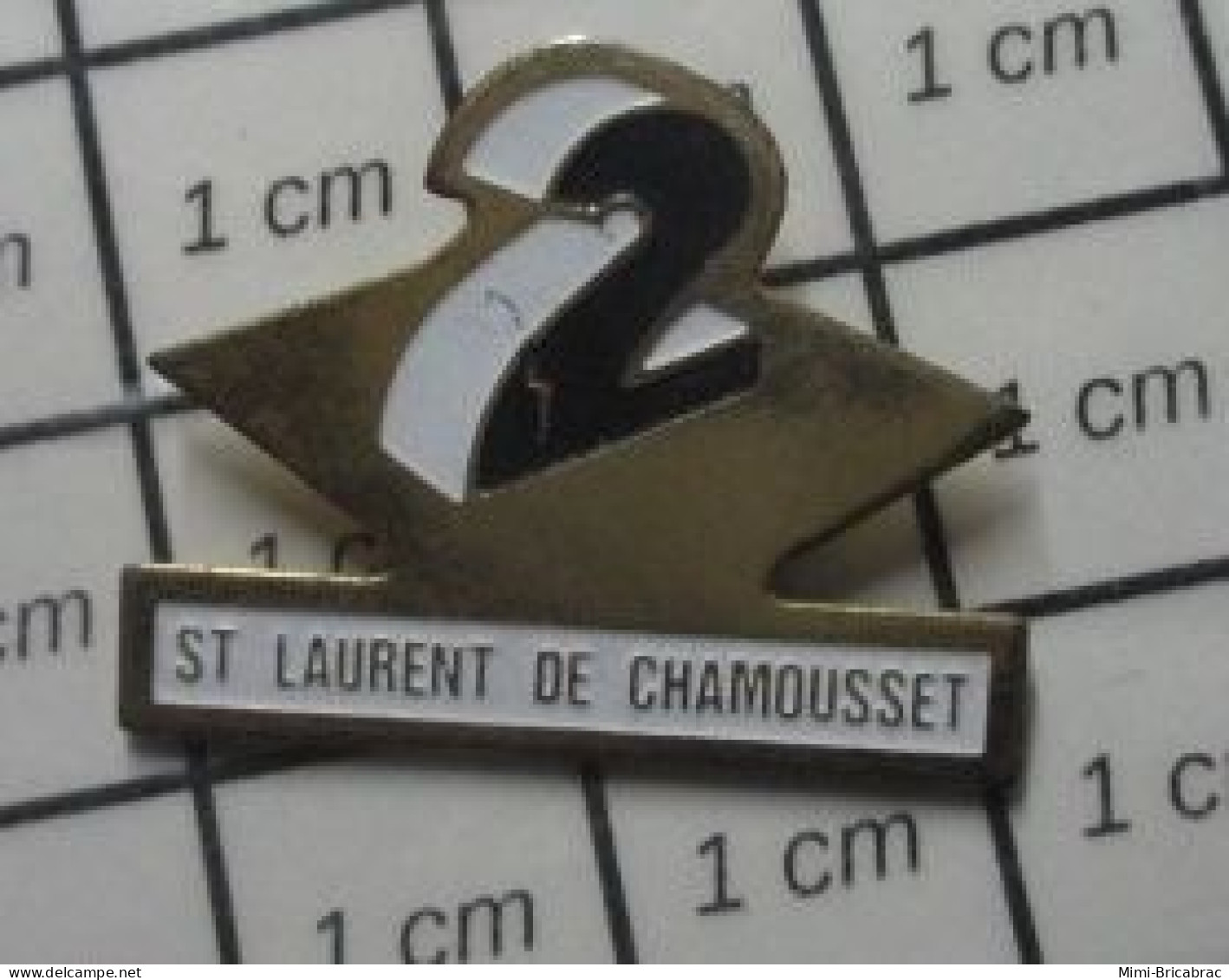220 Pin's Pins / Beau Et Rare : VILLES / ST LAURENT DE CHAMOUSSET ANTENNE 2 - Ciudades