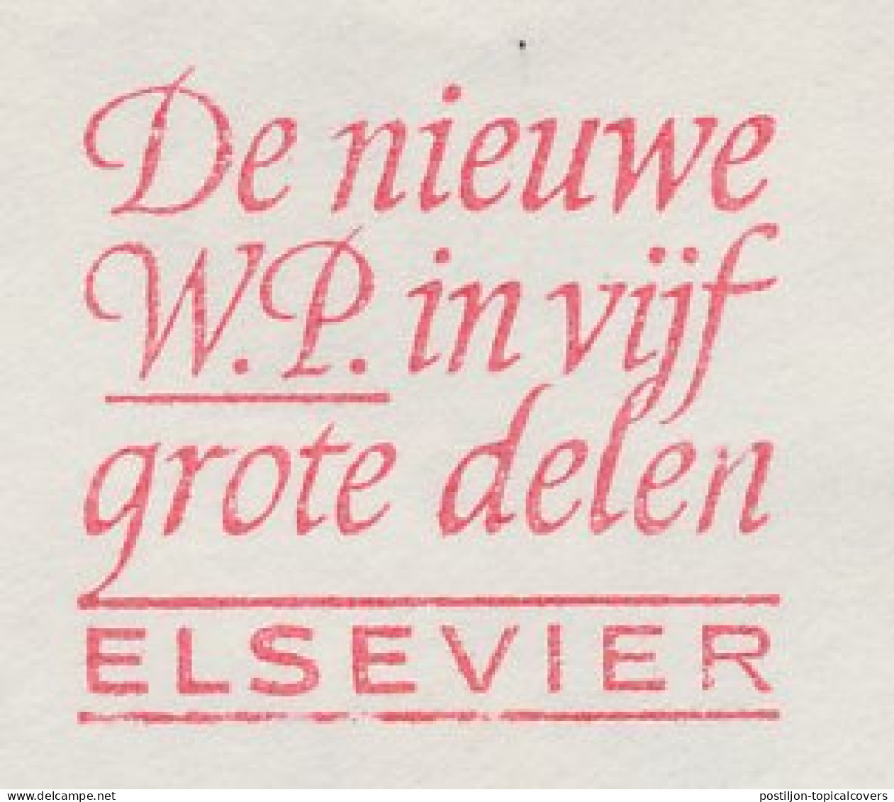 Meter Cover Netherlands 1964 Book - Encyclopedia - Winkler Prins - Elsevier - Unclassified
