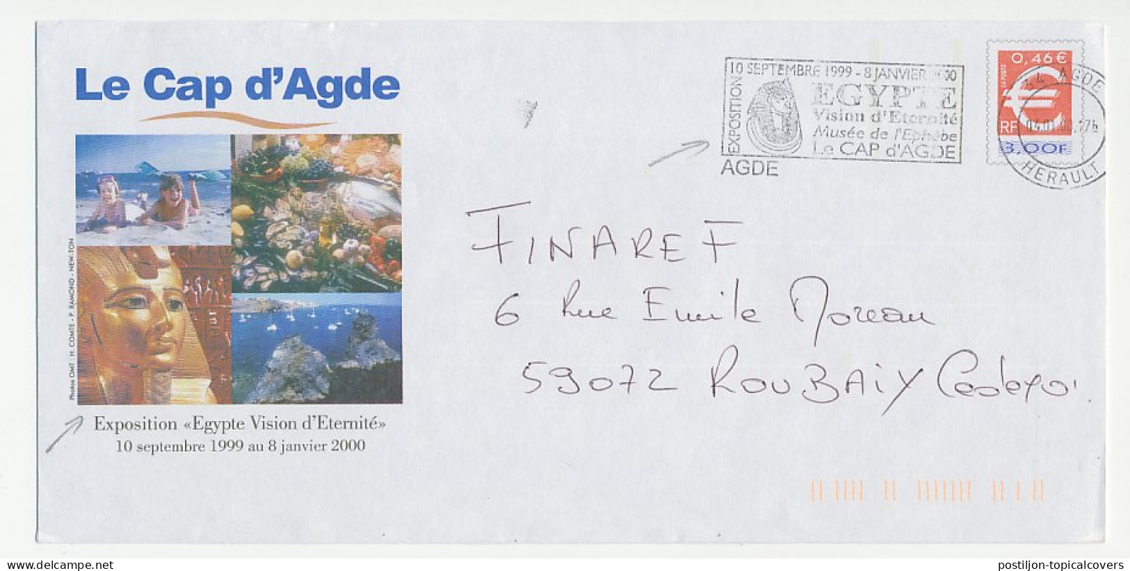 Postal Stationery / PAP France 2000 Egypt Exhibition - Vision Of Eternity - Egyptologie