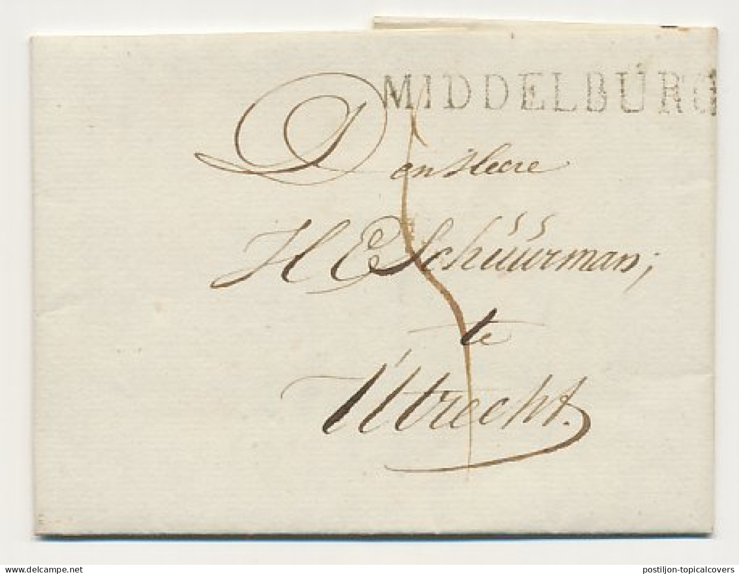 Middelburg - Utrecht 1819 - ...-1852 Voorlopers