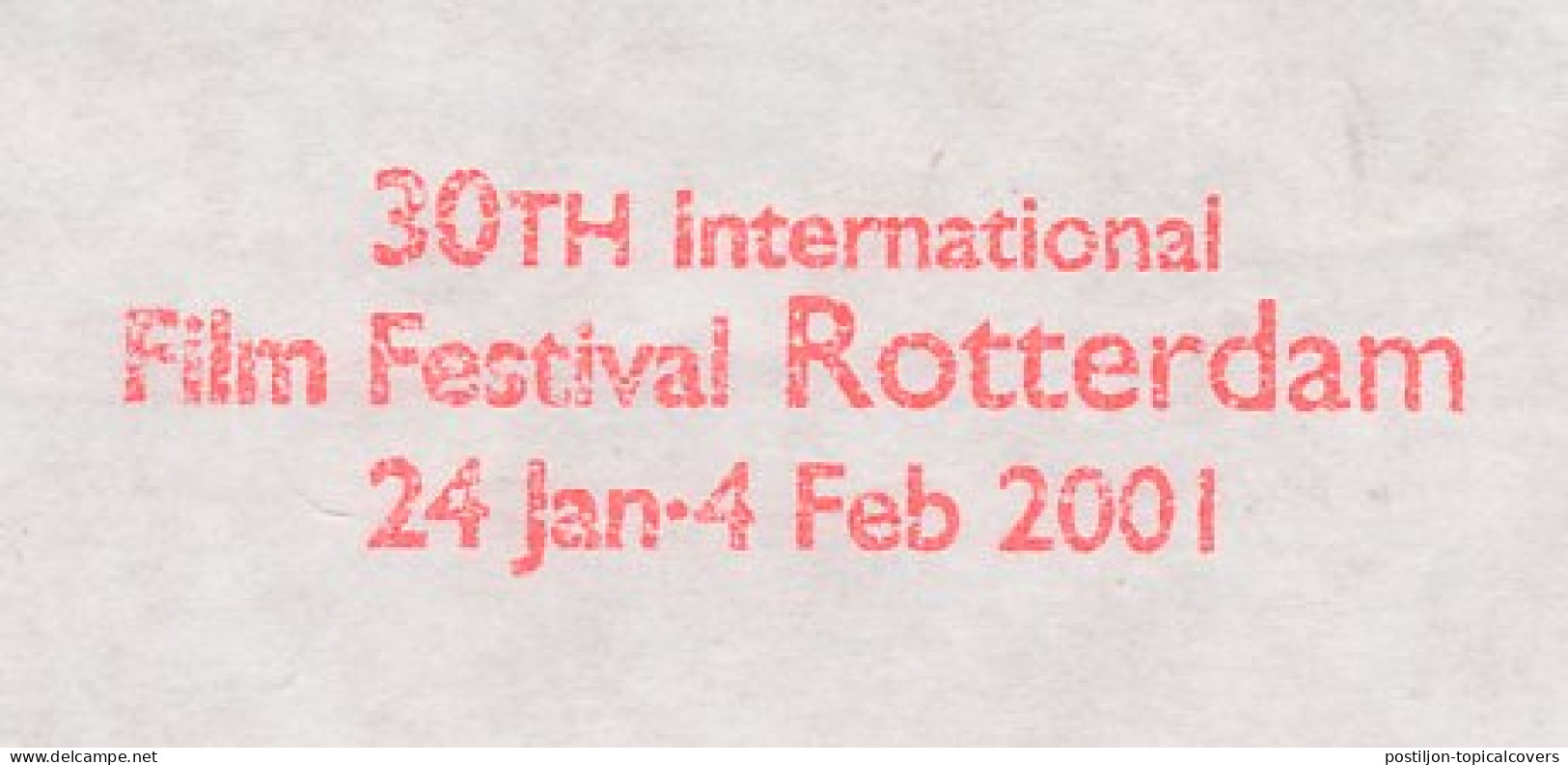 Meter Cut Netherlands 2000 30TH International Film Festival Rotterdam - Kino