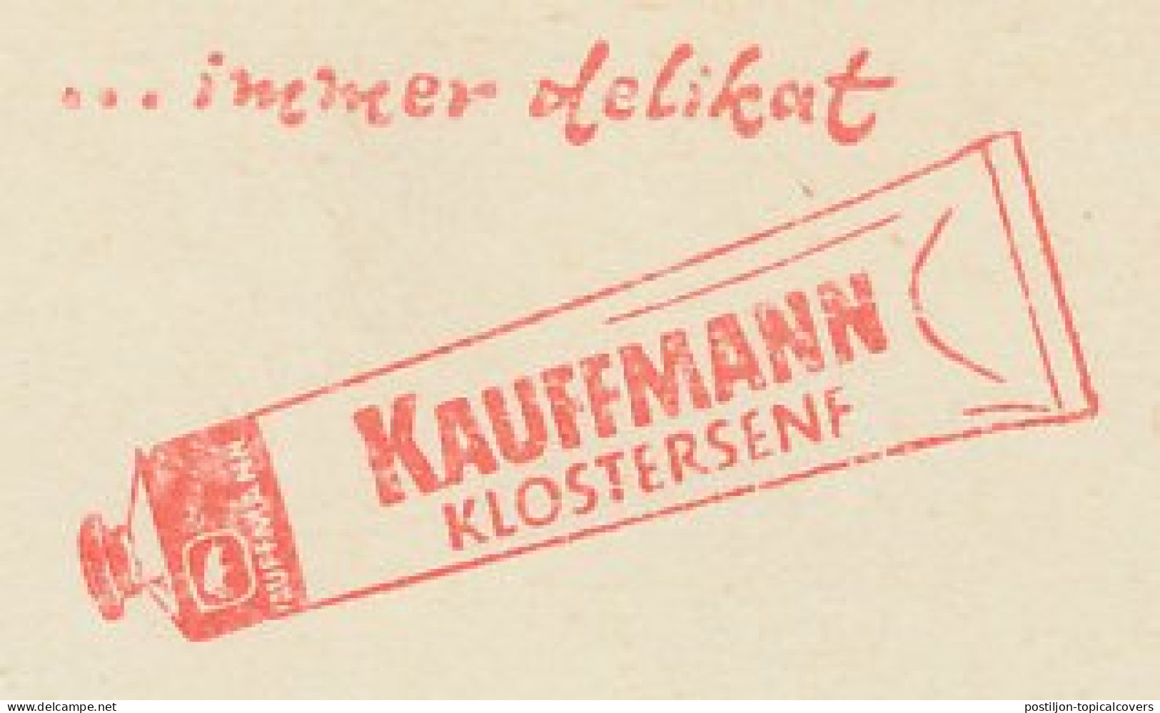 Meter Cut Germany 1964 Mustard - Levensmiddelen