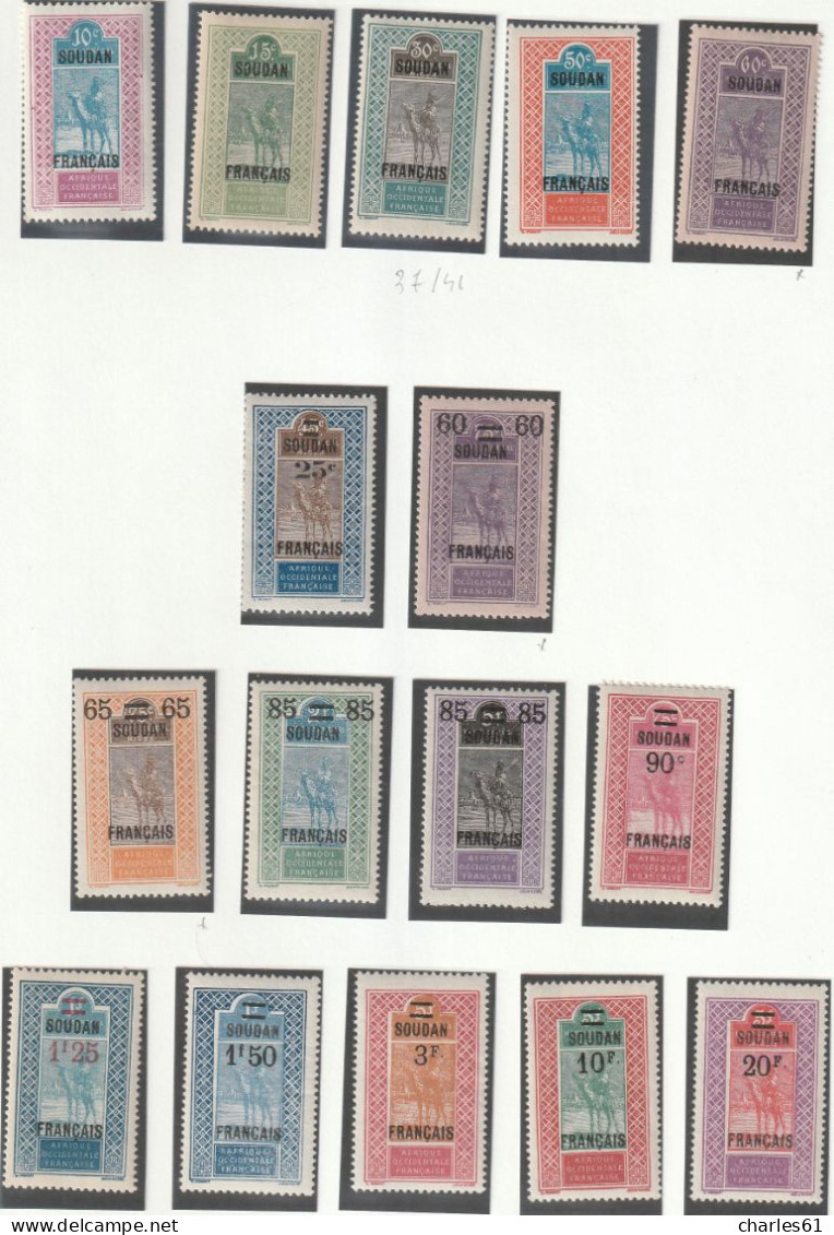 SOUDAN - COLLECTION - Neufs **/*/obl (1894-19944) Cote + 900€ - Unused Stamps