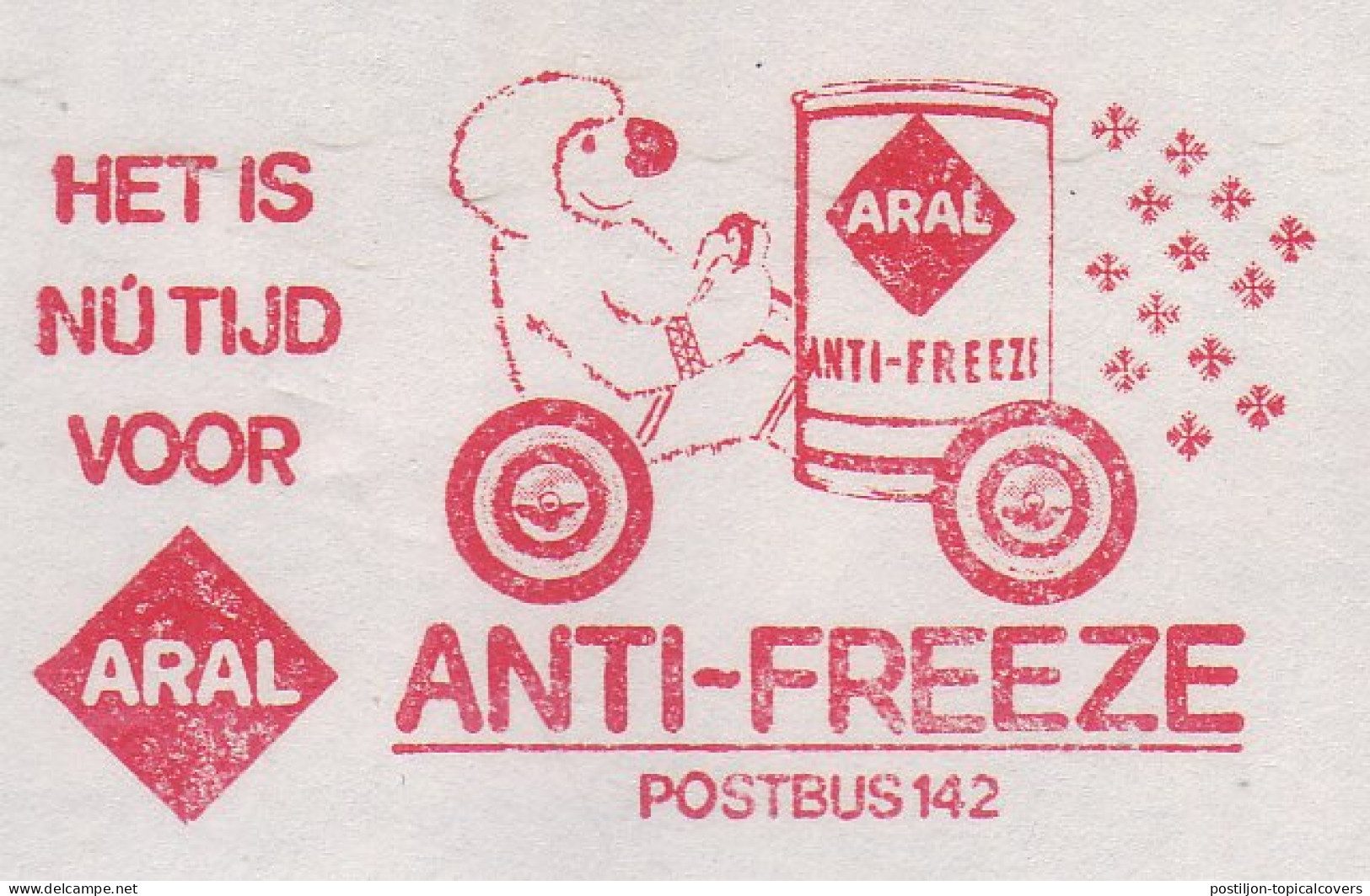 Meter Cut Netherlands 1977 Anti Freeze - Aral - Climat & Météorologie