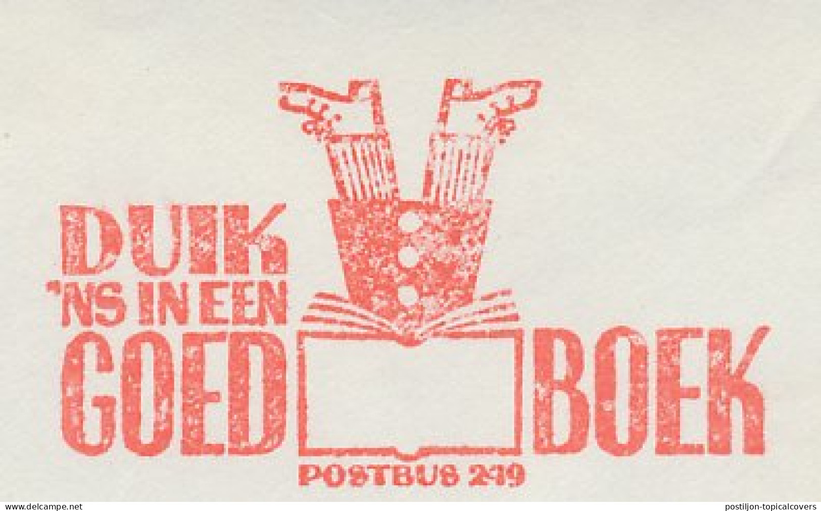 Meter Cut Netherlands 1968 Book - Dive Into A Good Book - Non Classificati