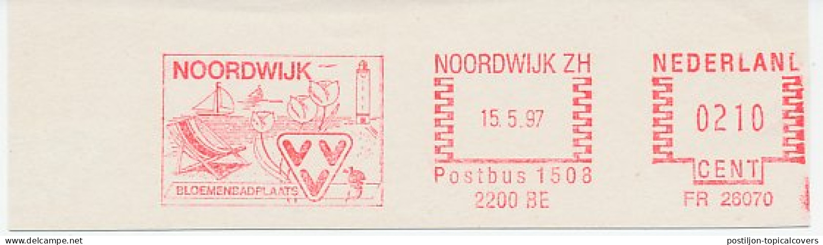 Meter Cut Netherlands 1997 Lighthouse - Noordwijk - Tulip - Vuurtorens