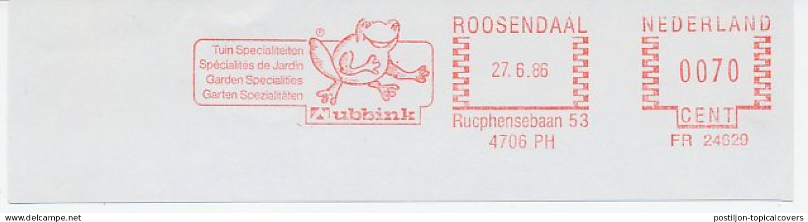 Meter Cut Netherlands 1986 Frog - Otros & Sin Clasificación