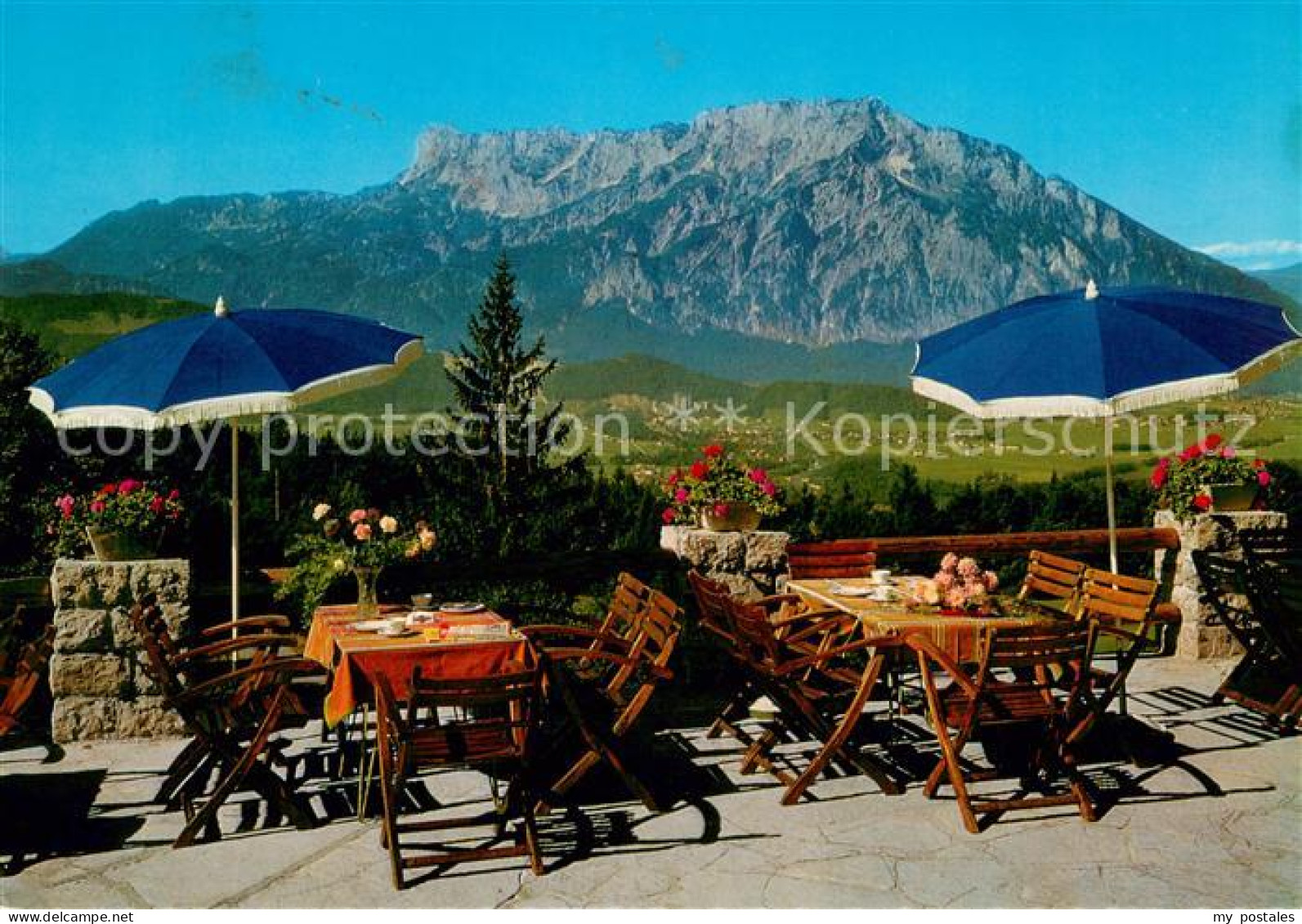 73635959 Puch Thurnberg Kurhotel Vollererhof Terrasse Blick Auf Den Untersberg B - Sonstige & Ohne Zuordnung