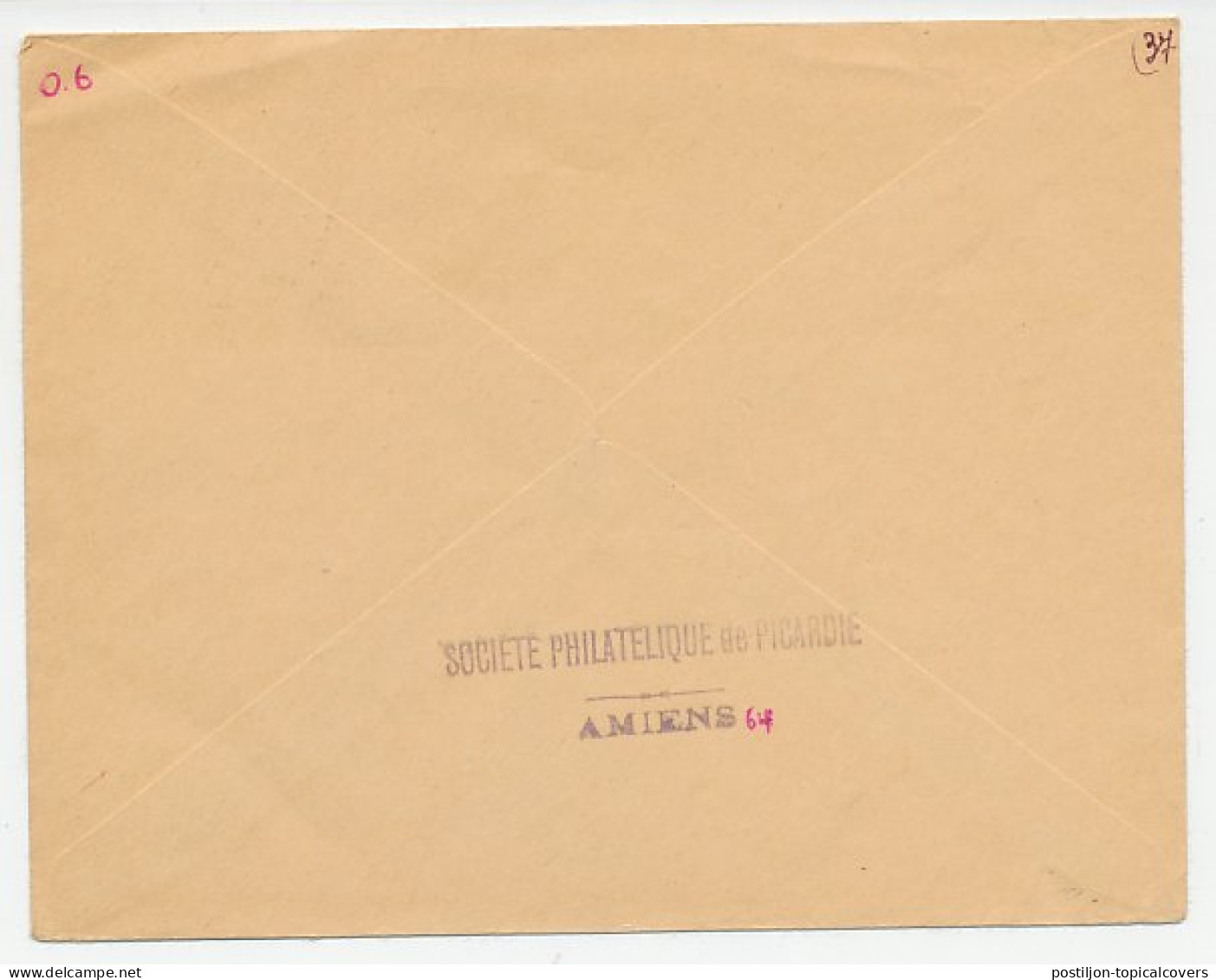 Cover / Postmark France 1952 Pear Trees - Mountains - Fruits