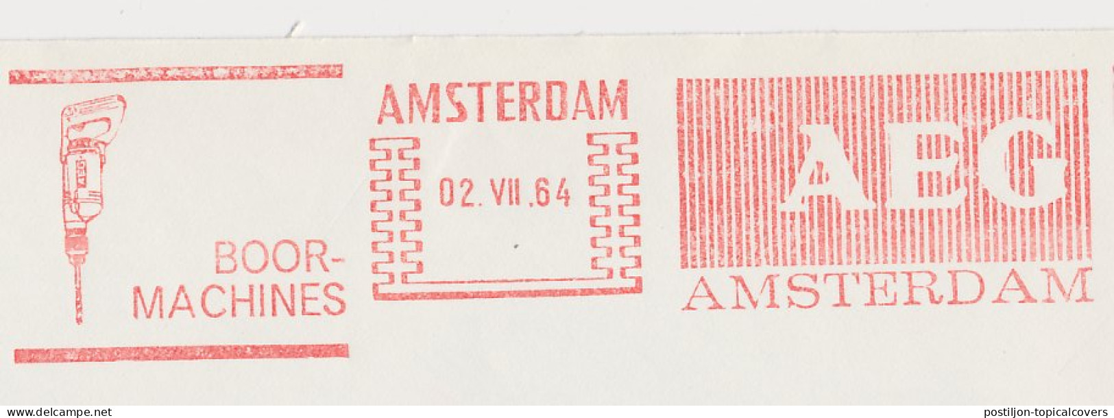 Meter Cover Netherlands 1964 Drilling Machine - AEG - Other & Unclassified