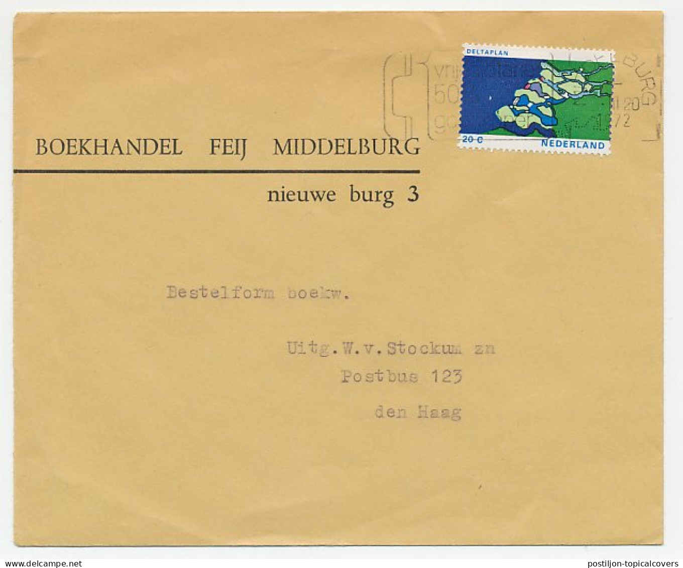 Firma Envelop Middelburg 1972 - Boekhandel  - Unclassified