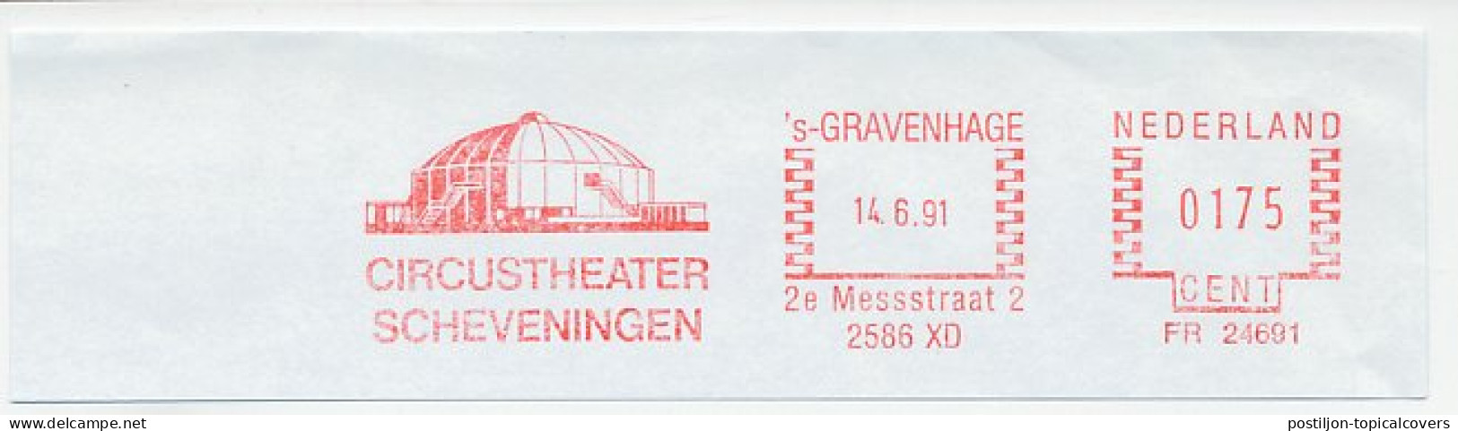 Meter Cut Netherlands 1991 Circus Theater Scheveningen - Théâtre