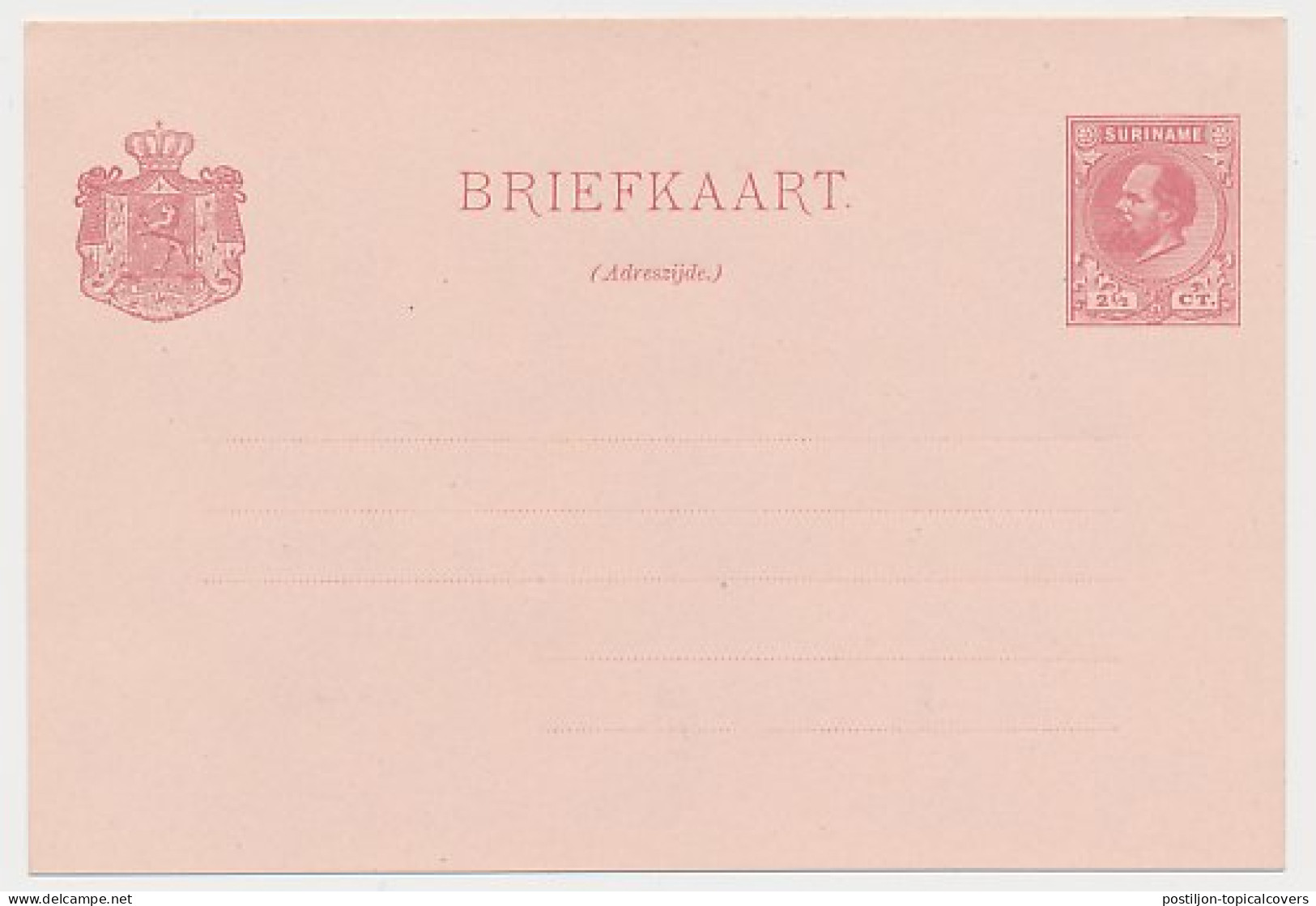 Suriname Briefkaart G. 7 - Surinam ... - 1975