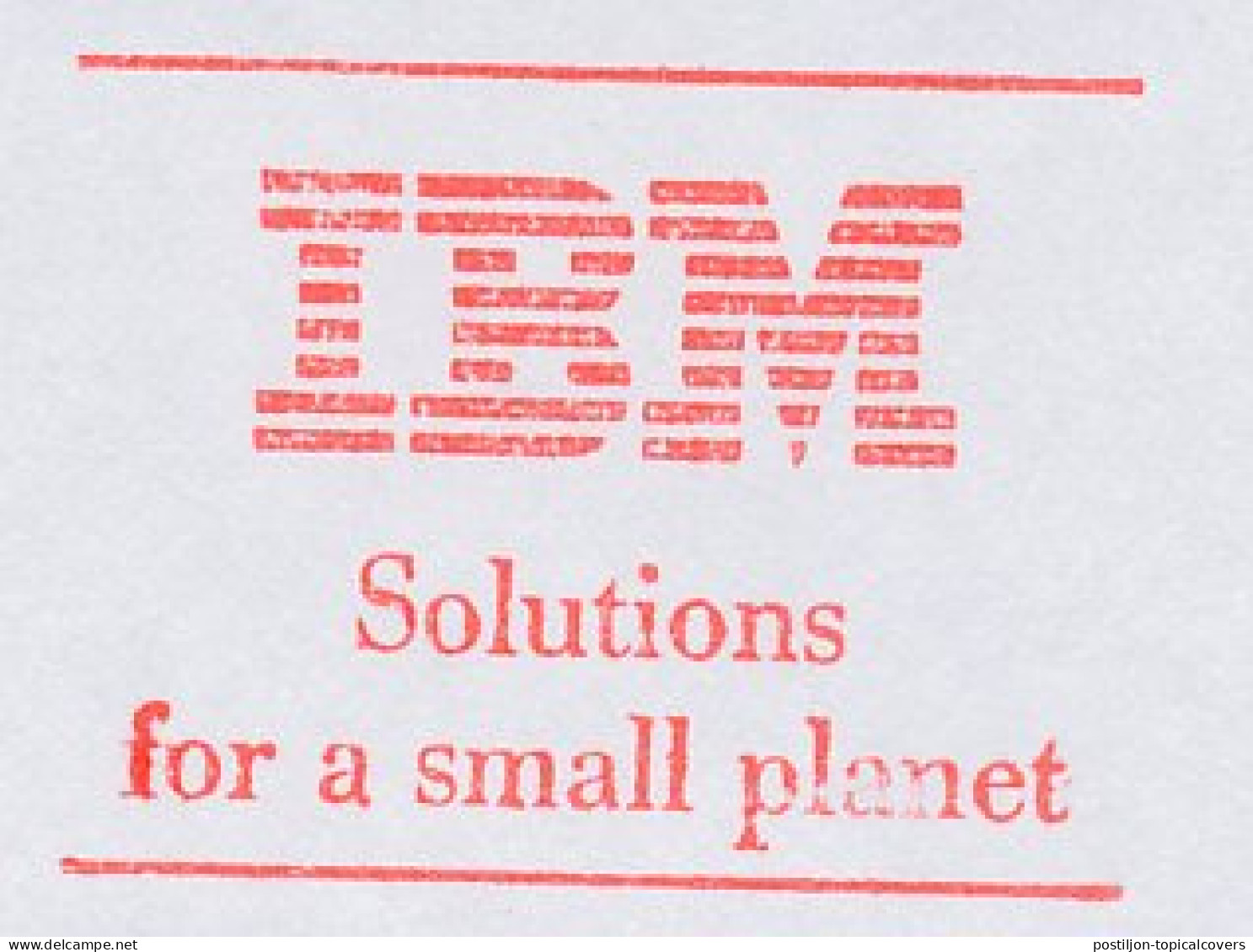 Meter Cut Netherlands 1996 IBM - Computer - Informatik