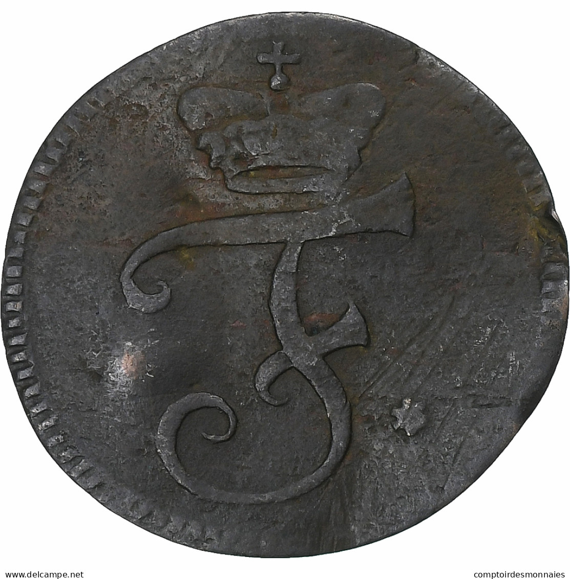 Margraviat De Brandebourg-Bayreuth, Friedrich III, Heller, 1752, Cuivre - Groschen & Andere Kleinmünzen