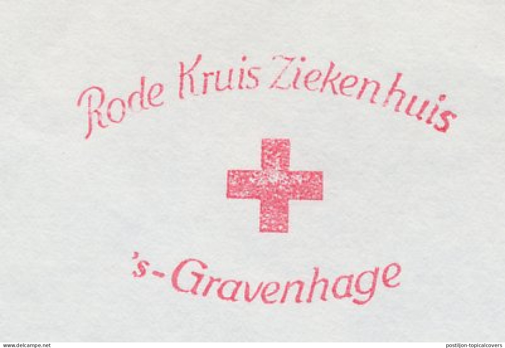 Meter Cover Netherlands 1969 Red Cross Hospital The Hague - Croix-Rouge