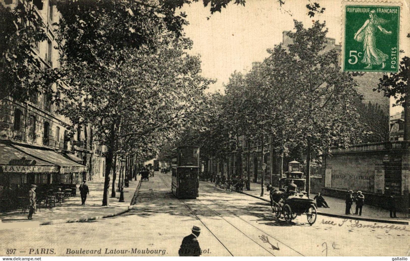 PARIS BOULEVARD LATOUR MAUBOURG - Paris (07)