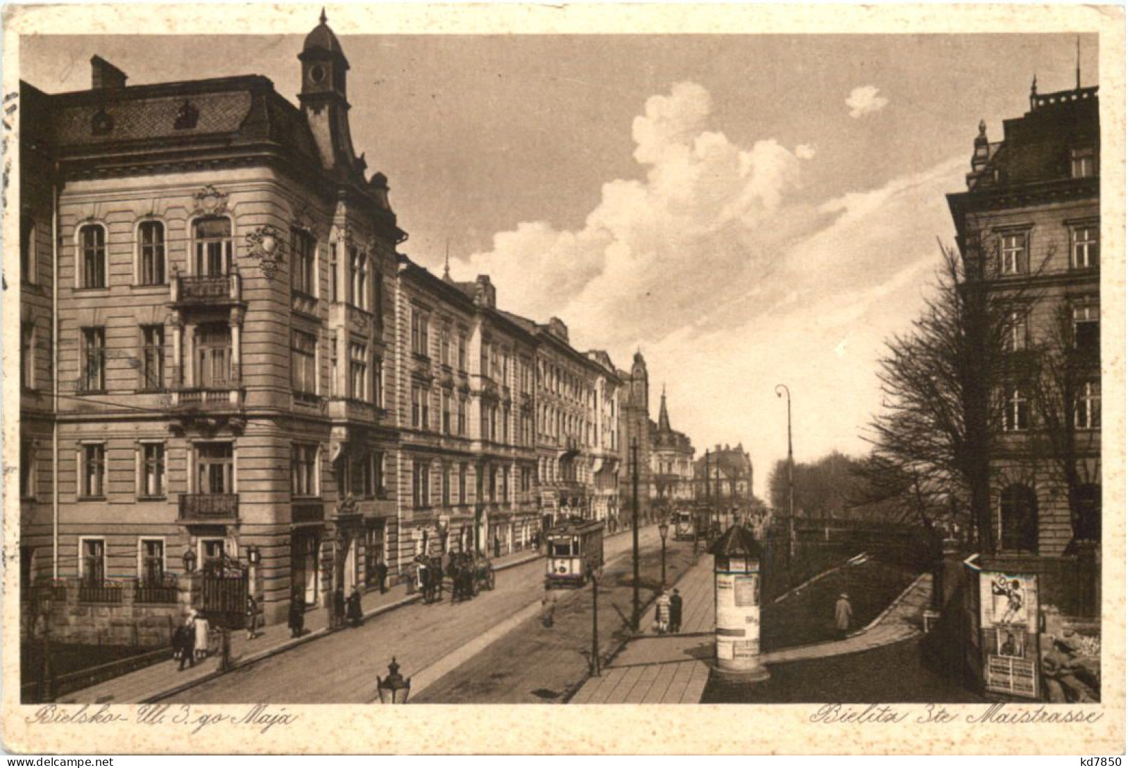 Bielitz 3te Marienstrasse - Schlesien
