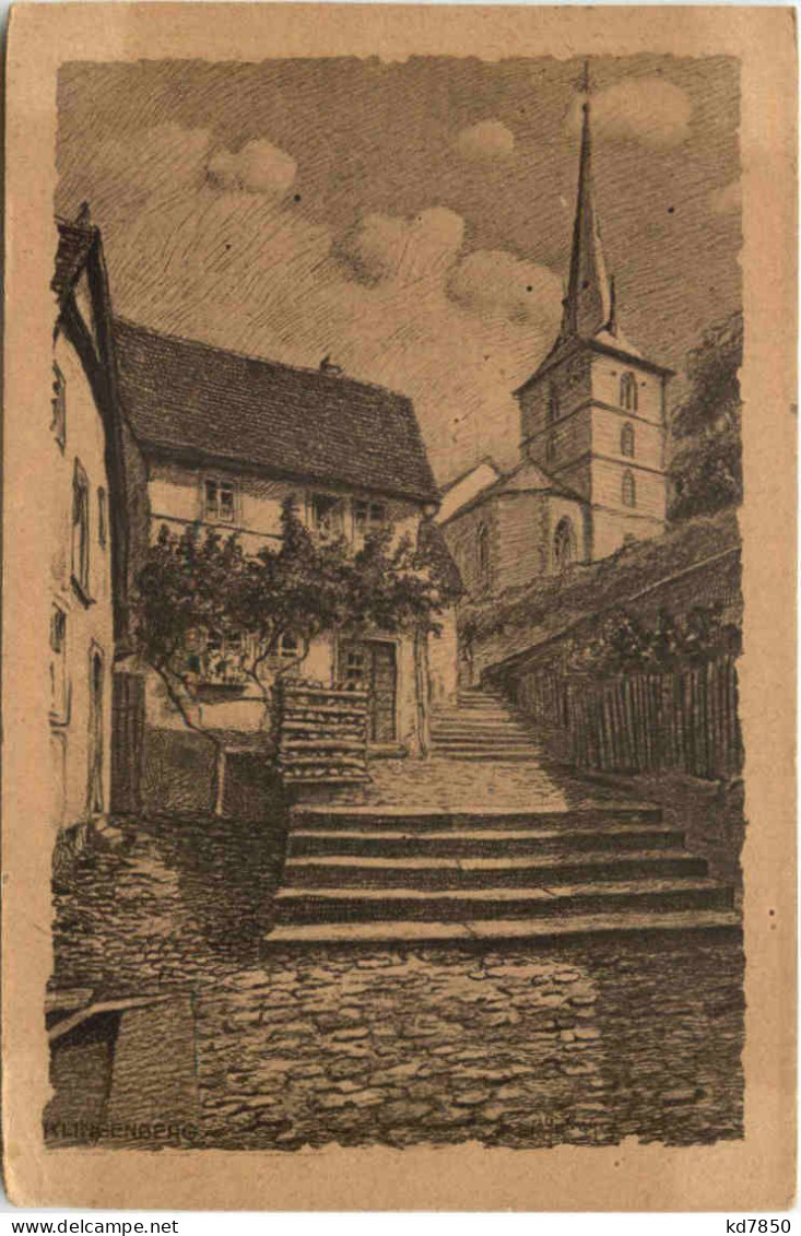 Klingenberg A. M. Kirchenstrasse - Miltenberg A. Main