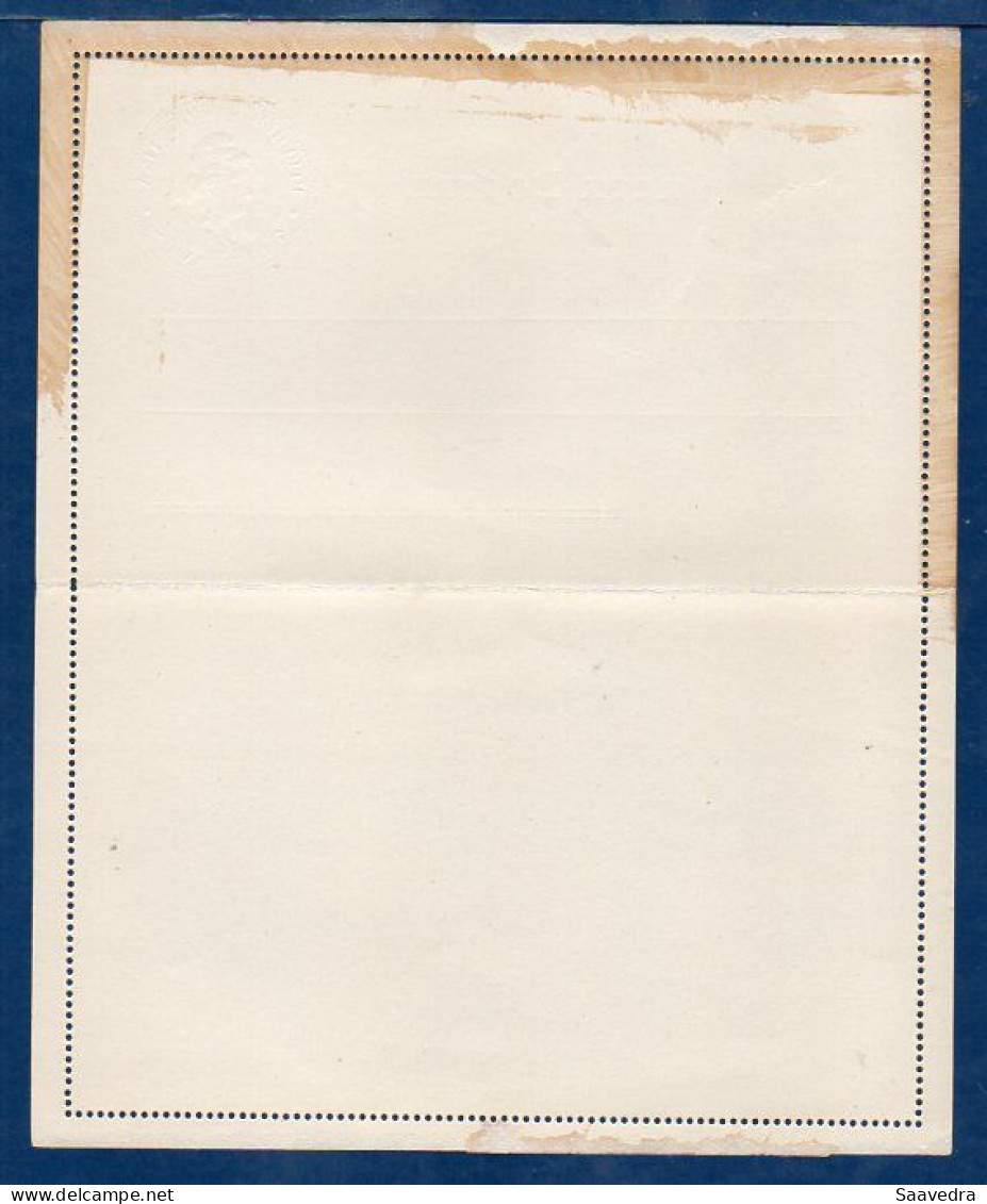 Argentina, 1900, Unused Postal Stationery, Mercado De Frutos, MUESTRA (Specimen)  (052) - Postal Stationery