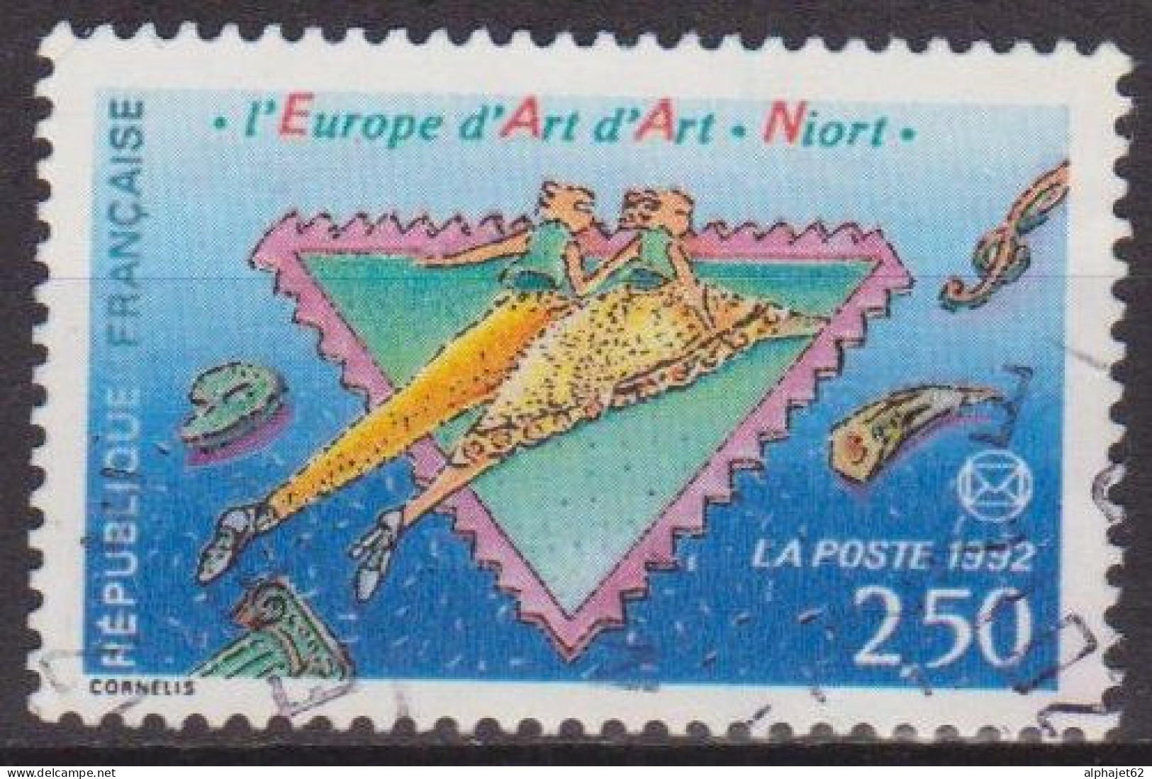 L'Europe Et L'art - FRANCE - Congrès Philatélique, Niort - N° 2758 - 1992 - Gebruikt