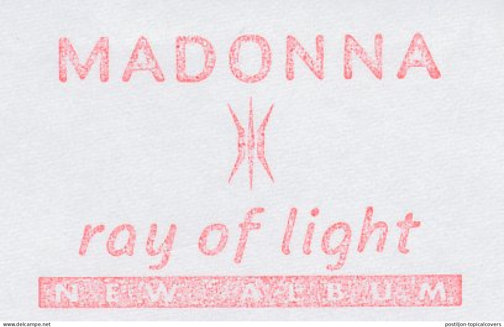 Meter Cut Netherlands 1998 Madonna - Album - Ray Of Light - Music