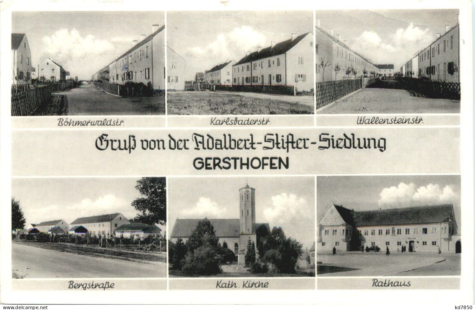Gersthofen - Gruß Von Der Adalbert Stifter Siedlung - Augsburg