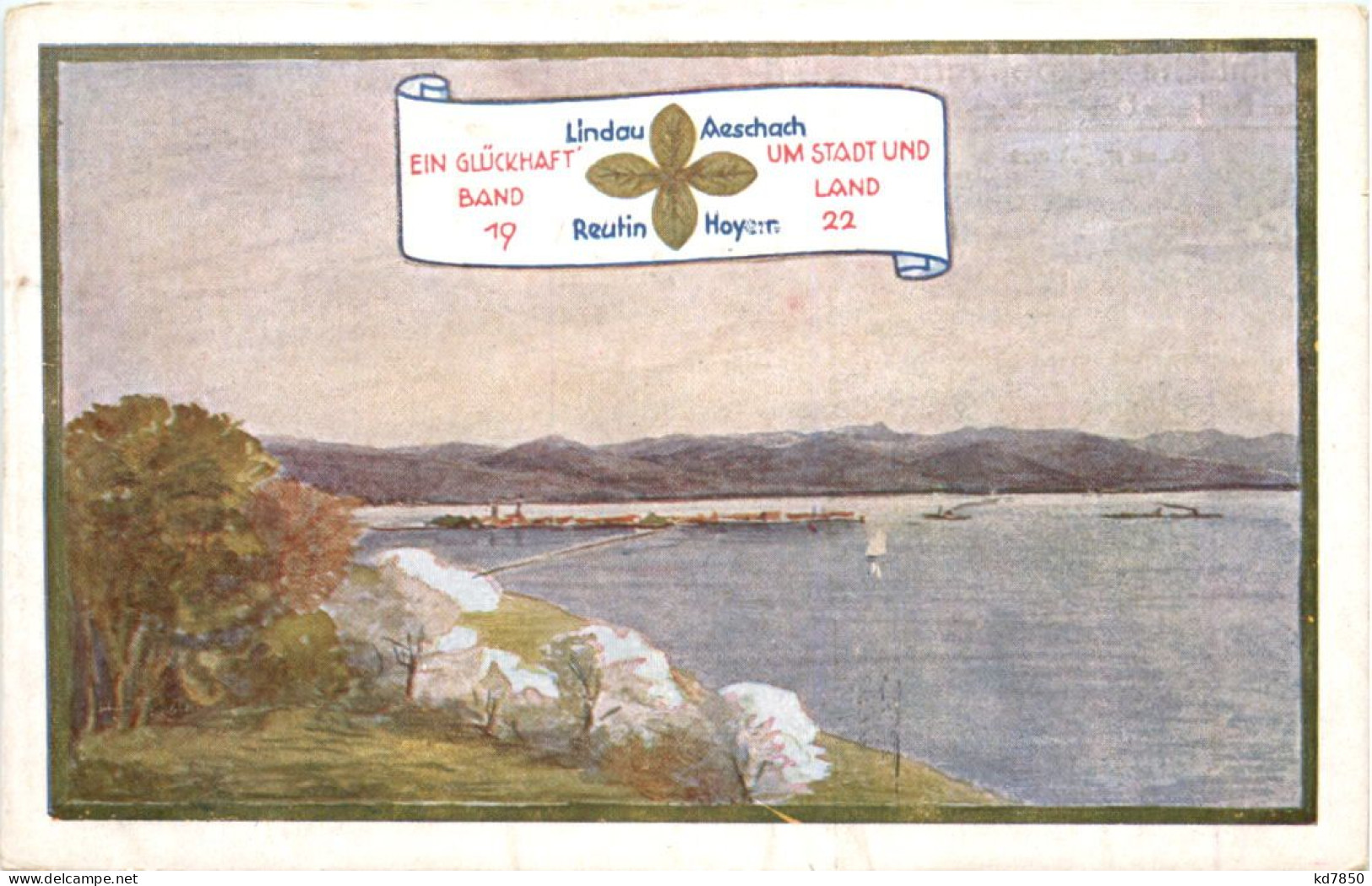 Lindau Aeschach Reutin Hoyern 1922 - Lindau A. Bodensee