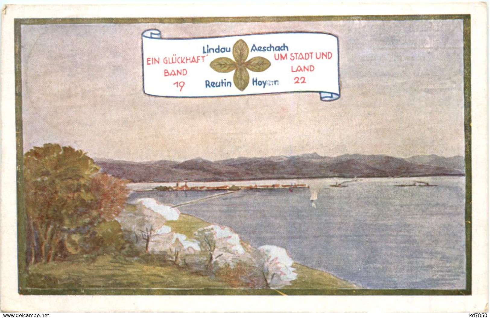 Lindau Aeschach Reutin Hoyern 1922 - Lindau A. Bodensee