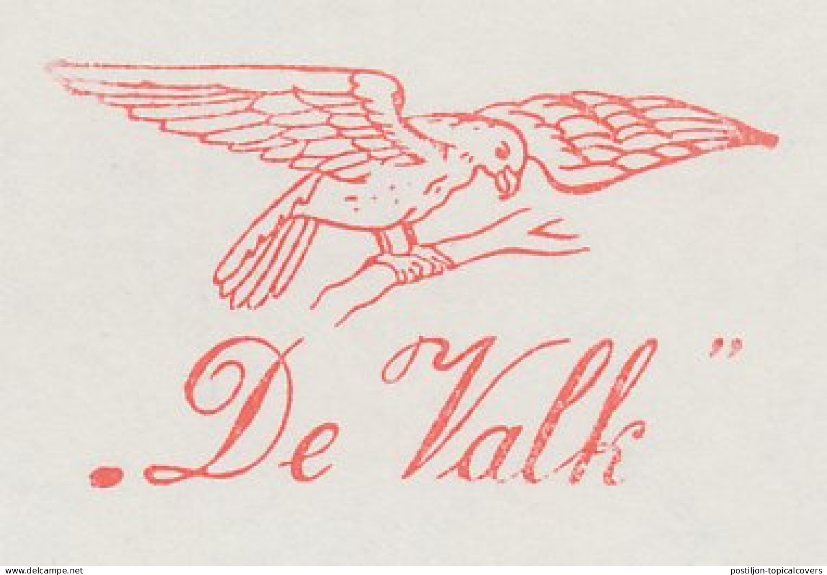 Meter Cut Netherlands 1979 Bird - Falcon - Sonstige & Ohne Zuordnung