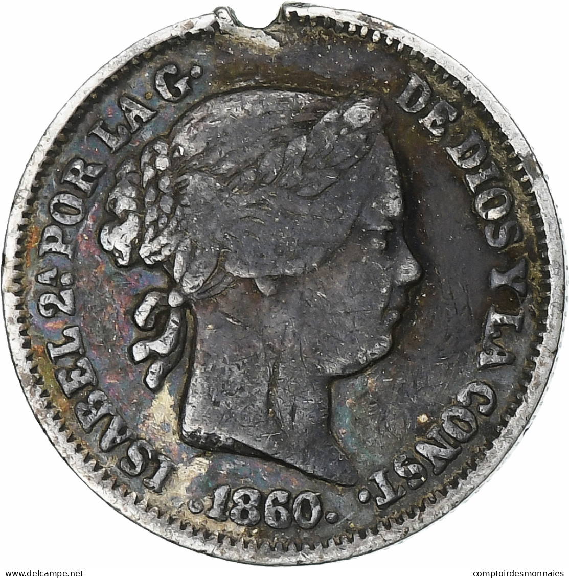 Espagne, Isabel II, Real, 1852, Madrid, Argent, TTB, KM:598.2 - First Minting