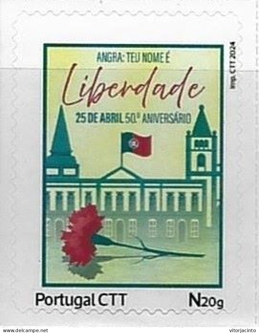 PORTUGAL - Personalised Stamp - Freedom - 50 Years Of 25 April 1974 - Unused Stamps