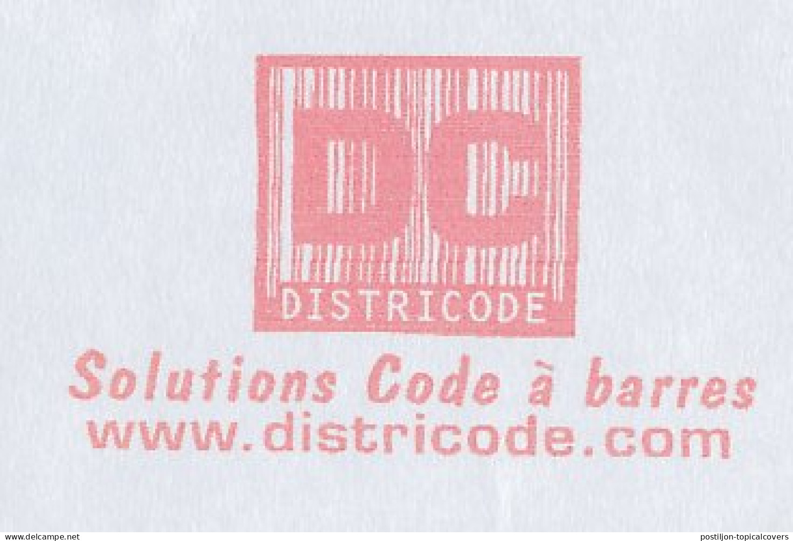 Meter Cover France 2003 Bar Code - Informatik