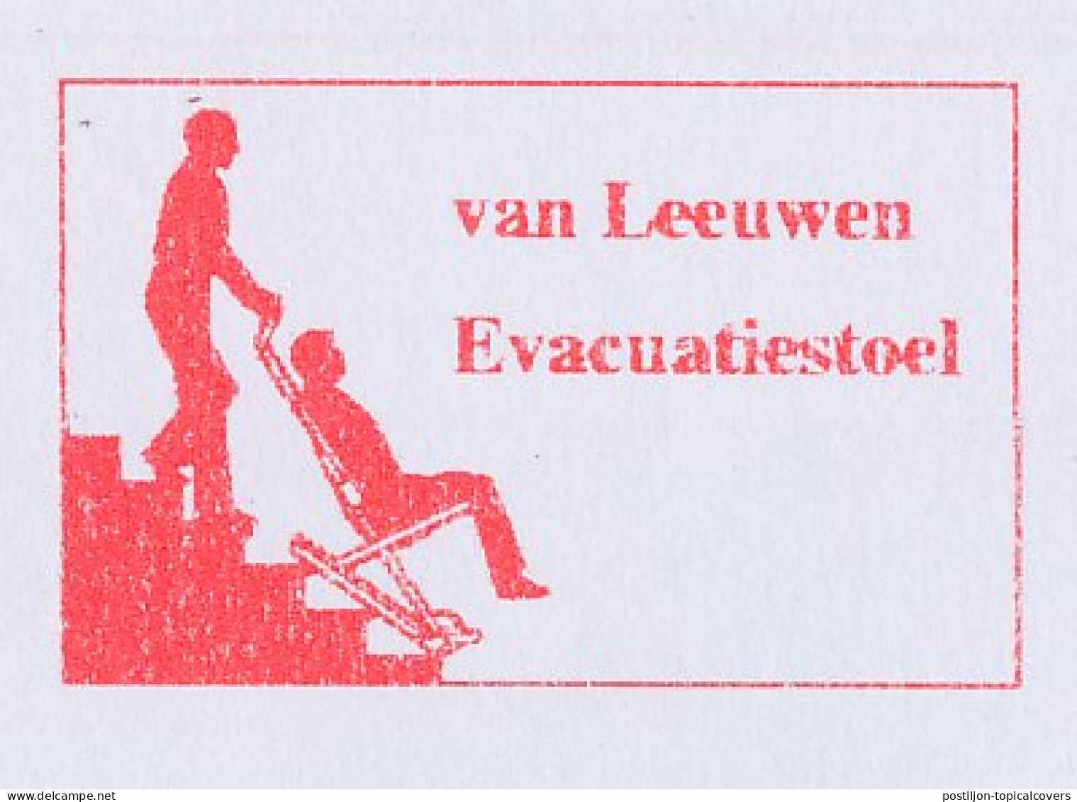 Meter Cover Netherlands 2001 Evacuation Chair - Heerlen - Otros & Sin Clasificación