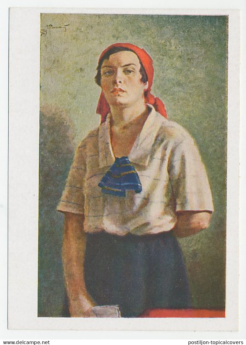 Postal Stationery Soviet Union 1929 Clothes - A Delegate - Kostüme
