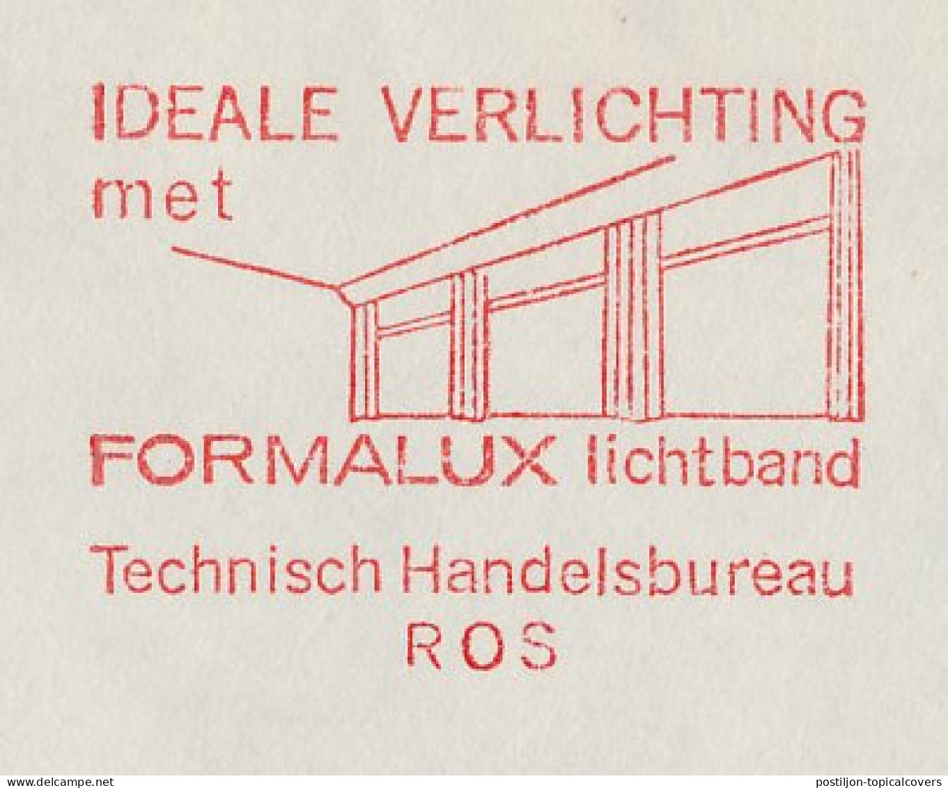 Meter Cover Netherlands 1965 Lighting - Light Band - Formalux - Eindhoven - Electricité