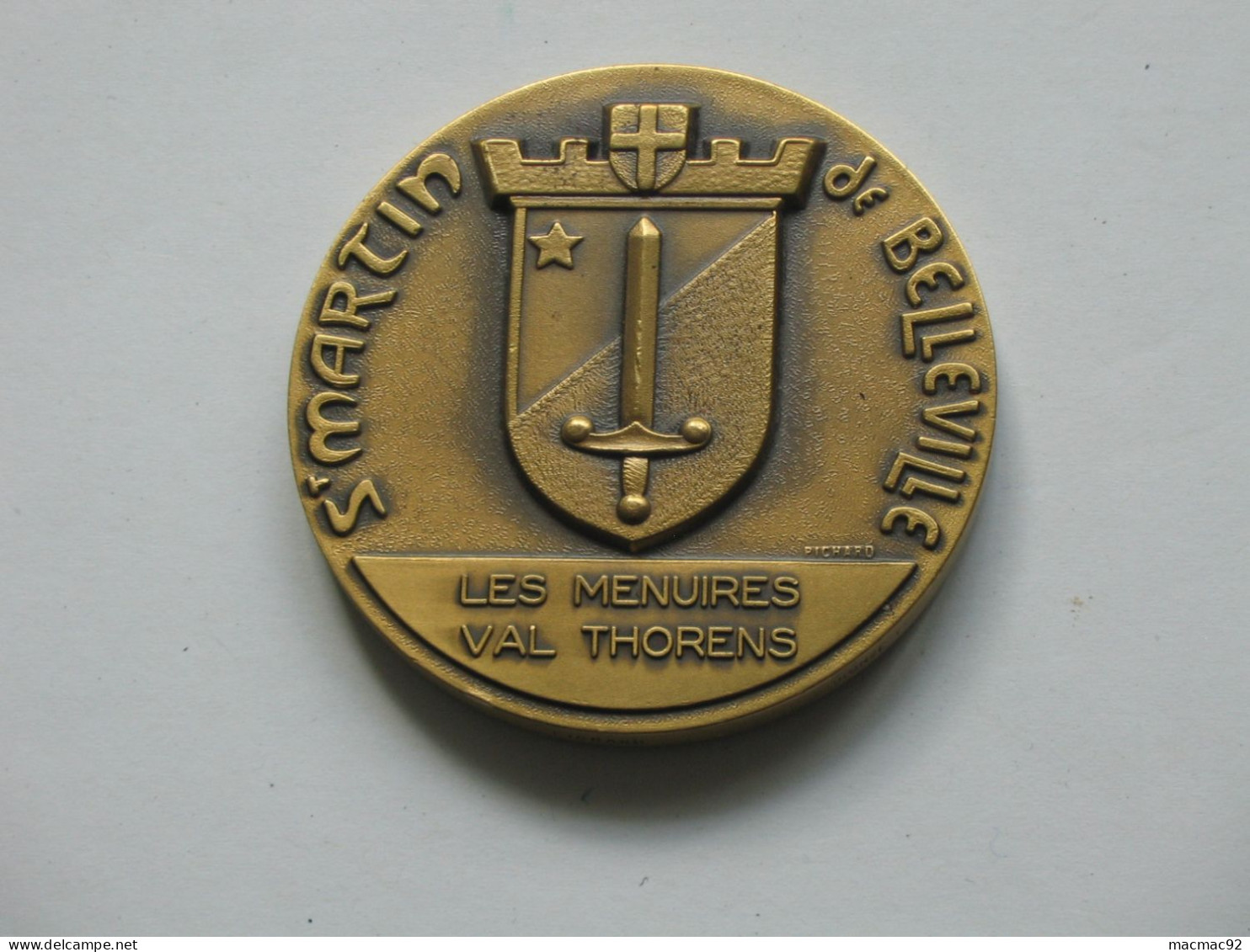 Médaille St Martin De Belleville - Les Menuires - Val Thorens - Notre-Dame De La Vie **** EN ACHAT IMMEDIAT **** - Professionals / Firms