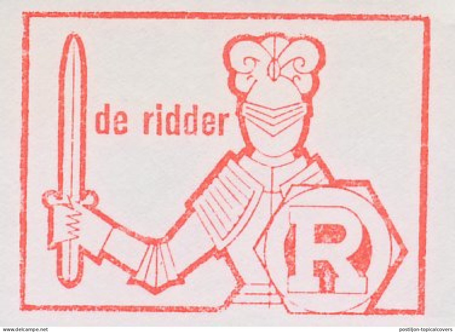 Meter Cut Netherlands 1972 Knight - Autres & Non Classés